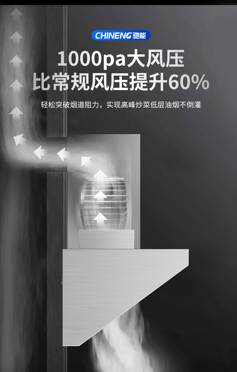 馳能變頻油煙機大風壓