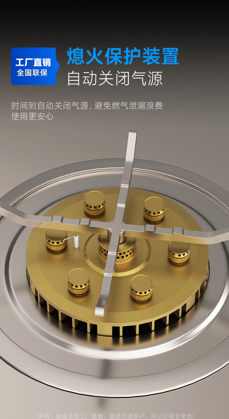 燃氣煲仔爐爐頭熄火安全保護技術