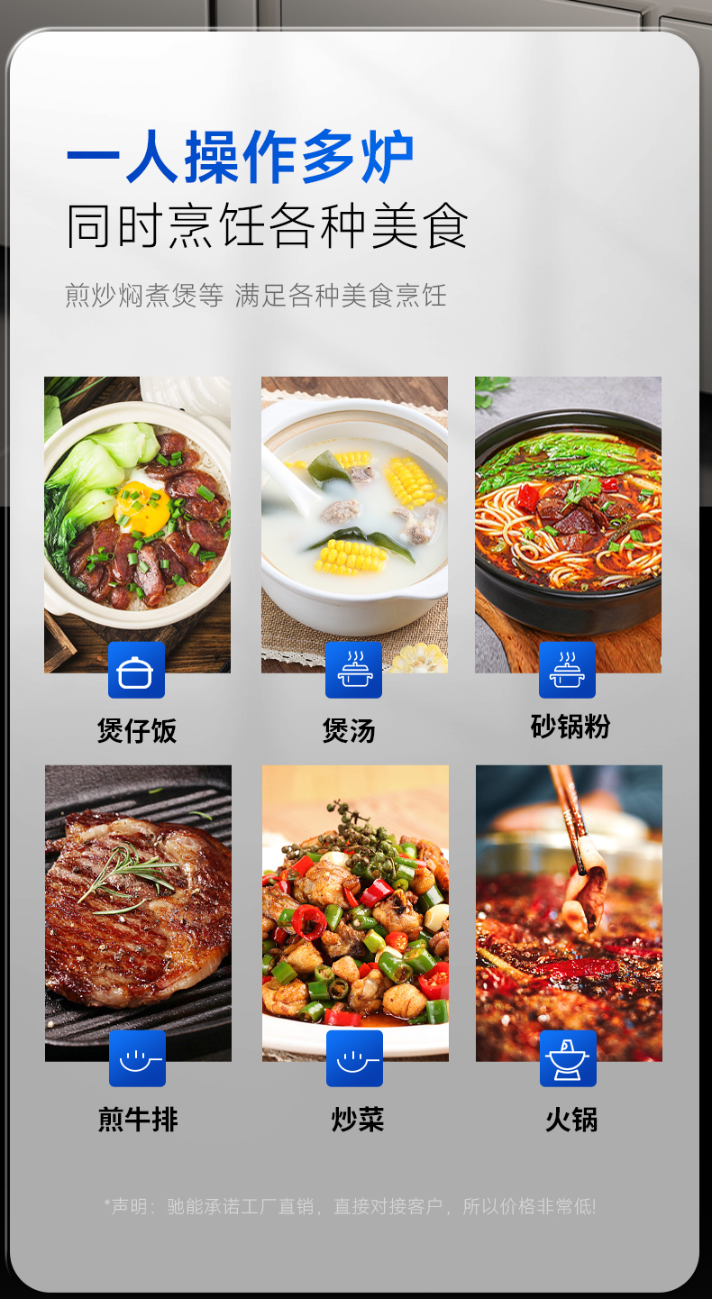 燃氣煲仔爐適用菜式